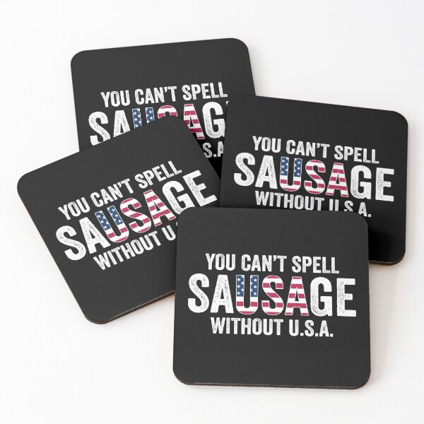 Item preview, You Can't Spell Sausage Without USA designed and sold by fusedtees.