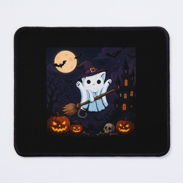 Item preview, Cute Witch Ghost Cat Halloween Premium designed and sold by PaletteArc.