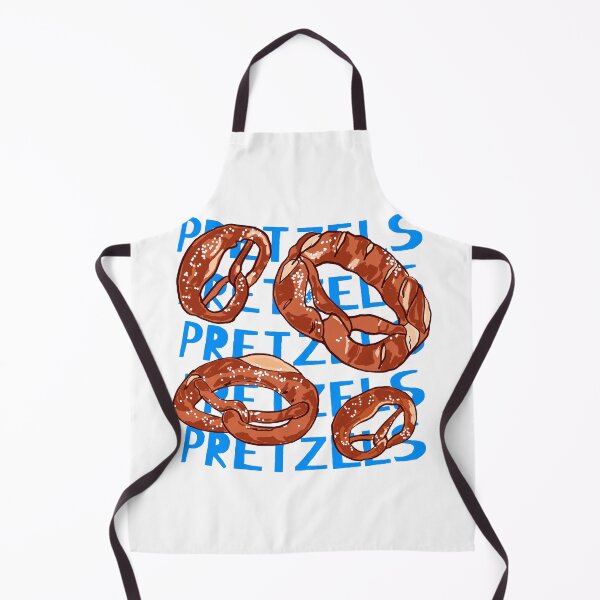 Item preview, Traditional German Pretzels Blue Retro designed and sold by MaiZephyr.