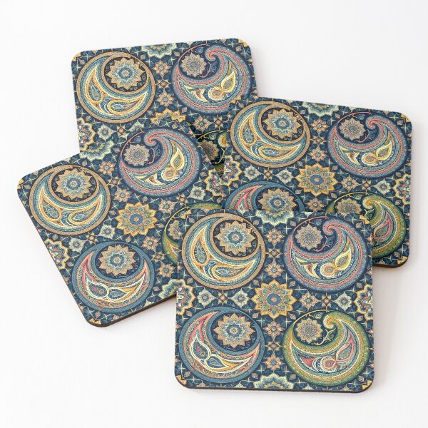 Item preview, Psychedelic Paisley Fractal Mandala Pattern designed and sold by Sybille-Yates.