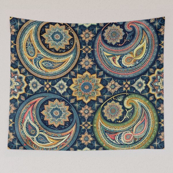 Item preview, Psychedelic Paisley Fractal Mandala Pattern designed and sold by Sybille-Yates.