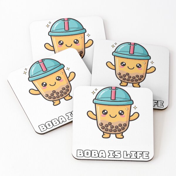 Item preview, Boba Is Life - Cute Bubble Tea Character designed and sold by Wonderland Graphics.