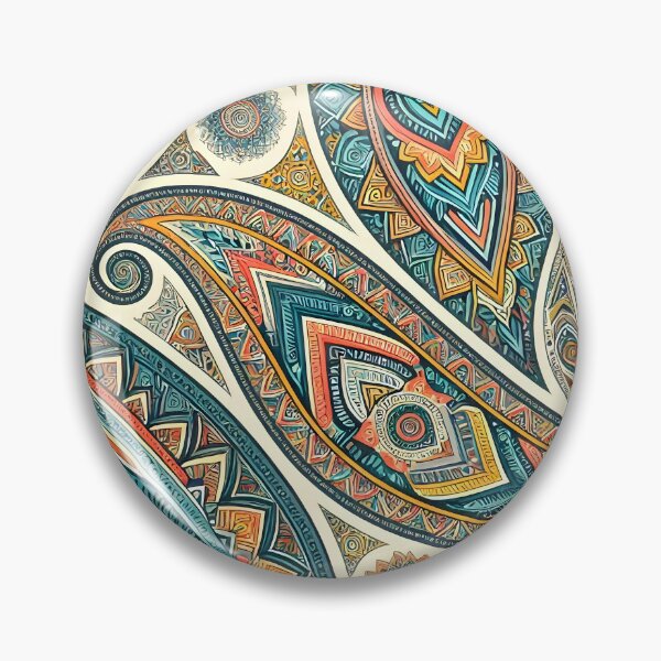 Item preview, Psychedelic Paisley Fractal Mandala Pattern designed and sold by Sybille-Yates.