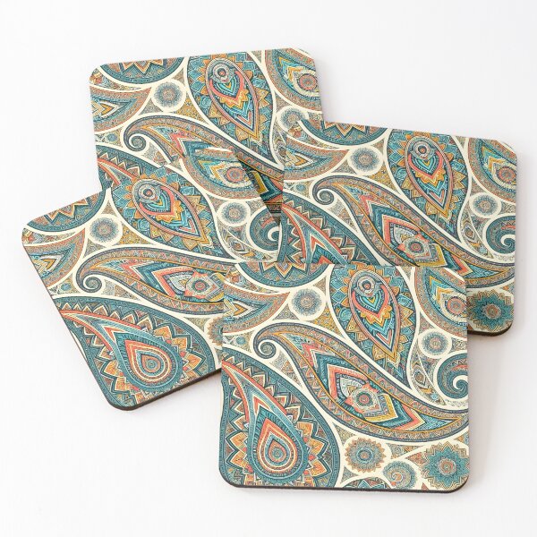 Item preview, Psychedelic Paisley Fractal Mandala Pattern designed and sold by Sybille-Yates.