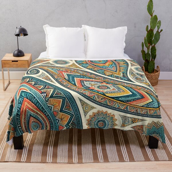 Item preview, Psychedelic Paisley Fractal Mandala Pattern designed and sold by Sybille-Yates.