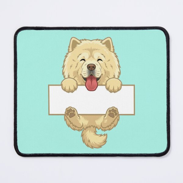 Item preview, Happy Fluffy White Dog Hanging Sign Cartoon designed and sold by PetalsPaws.