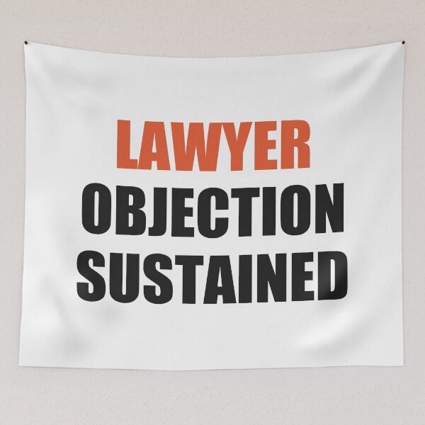 Item preview, Funny Lawyer Shirt Objection Sustained designed and sold by Alphakenon.