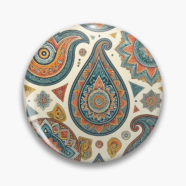 Item preview, Psychedelic Paisley Fractal Mandala Pattern designed and sold by Sybille-Yates.