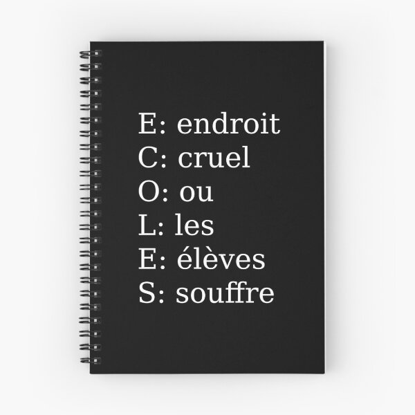 Item preview,  school E: place C: cruel O: or L: E: pupils S: suffers designed and sold by loicc.