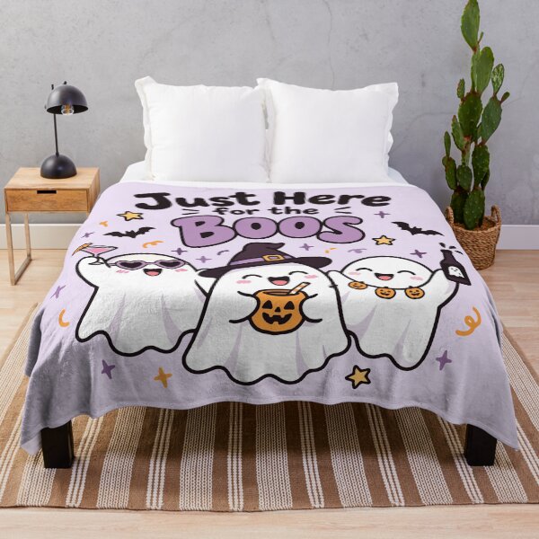 Item preview, Just Here for The Boos Three happy ghosts partying designed and sold by BrownHorse90s.