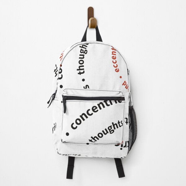 Item preview, Concentric Thoughts Eccentric Mind Typography Shirt designed and sold by Tad & smidgen.