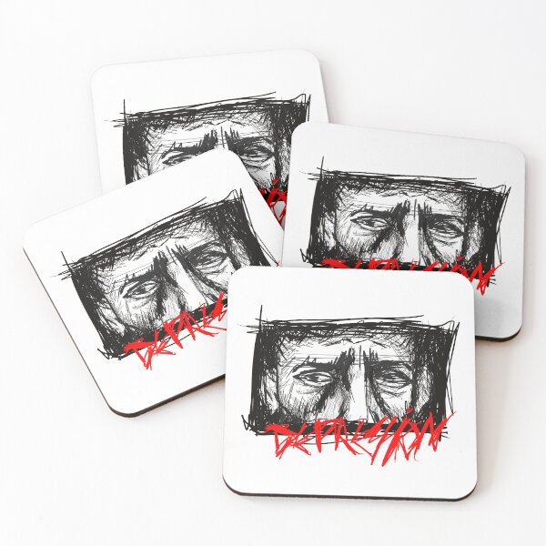 Item preview, Depression - Raw High Contrast Mental Health Illustration designed and sold by Flemetharya.