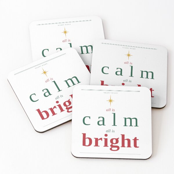 Item preview, All Is Calm Bright Streetwear Typography Shirt designed and sold by Tad & smidgen.