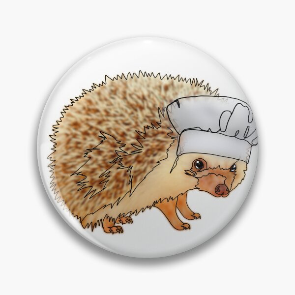 Item preview, Pork the porcupine in chef hat - animalzinhats designed and sold by Ashley’sAnimalz.