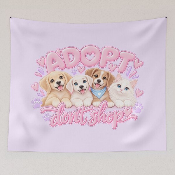 Item preview, Adopt Don't Shop  designed and sold by Danielle Official.