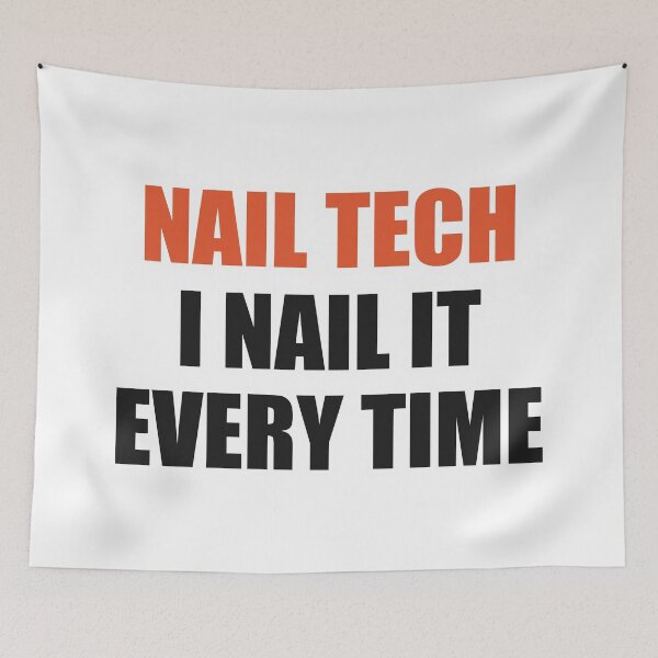 Item preview, Funny Nail Tech Shirt I Nail It Every Time designed and sold by Alphakenon.