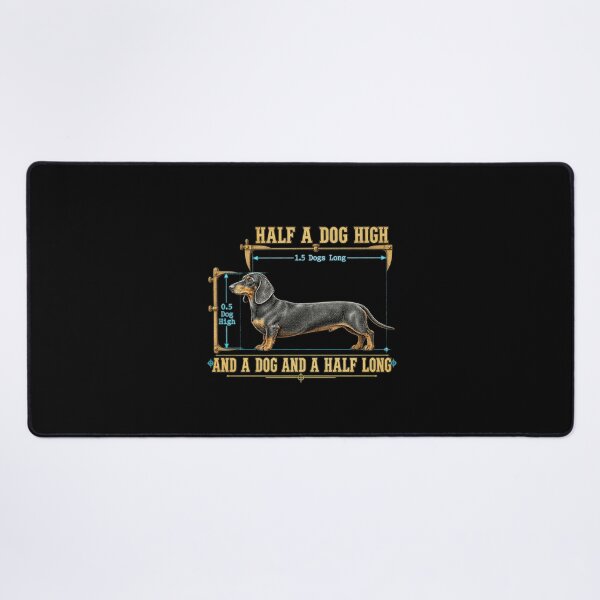Item preview, Dachshund Half Height One Point Five Length Measurement Art designed and sold by adiencarteras.