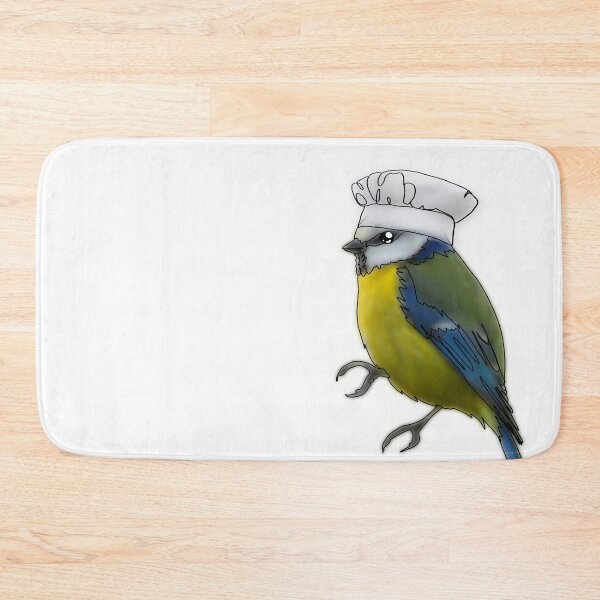 Item preview, Tim the tit bird in chef hat- animalzinhats designed and sold by Ashley’sAnimalz.