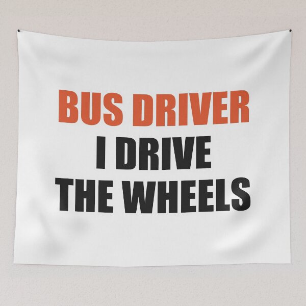 Item preview, Funny Bus Driver Shirt I Drive The Wheels designed and sold by Alphakenon.