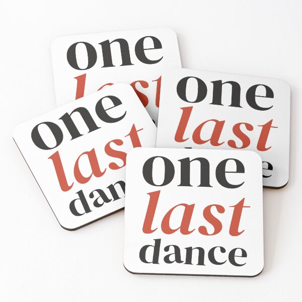 Item preview, One Last Dance Minimalist Streetwear Typography Shirt  designed and sold by Tad & smidgen.
