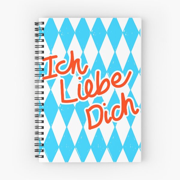 Item preview,  Ich Liebe Dich Bavarian Love Lettering designed and sold by MaiZephyr.