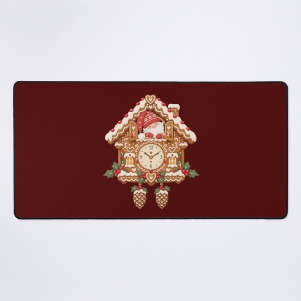 Item preview, Christmas gingerbread cuckoo clock with gnome designed and sold by Kisho.