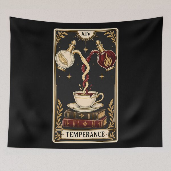 Item preview, XIV — Temperance: Tea Between Extremes designed and sold by agearb.