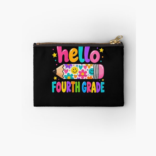 Item preview, Hello Fourth Grade Colorful Pencil Back to School Design designed and sold by stmpdwrld.