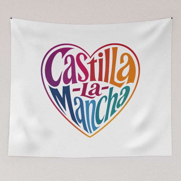 Item preview, I love Castilla-La Mancha | Heart Lettering designed and sold by Beyond Destinations.