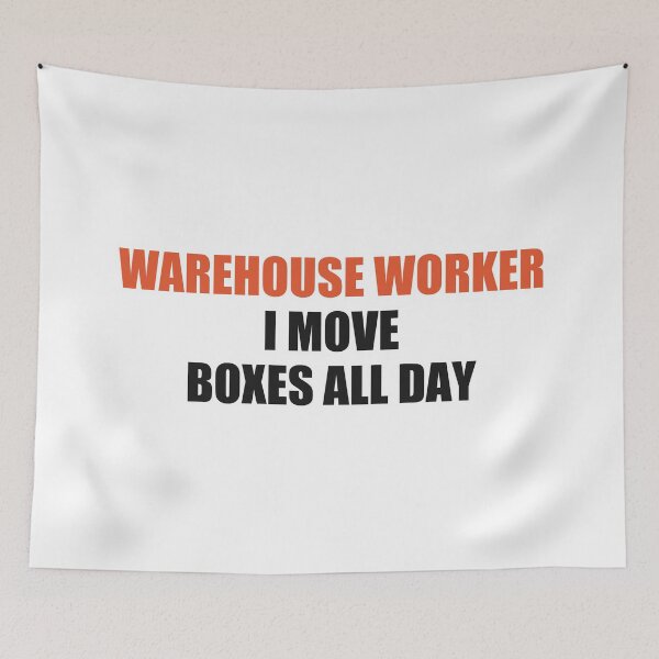 Item preview, Funny Warehouse Worker Shirt I Move Boxes All Day designed and sold by Alphakenon.