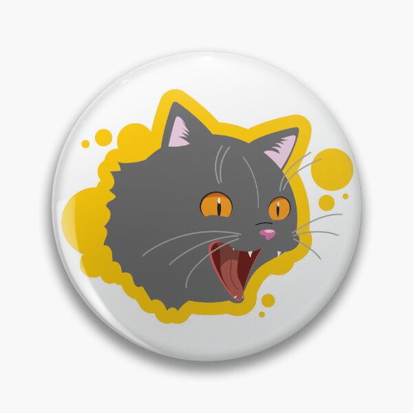 Item preview, Screaming Grey Cat designed and sold by TokkiJess.