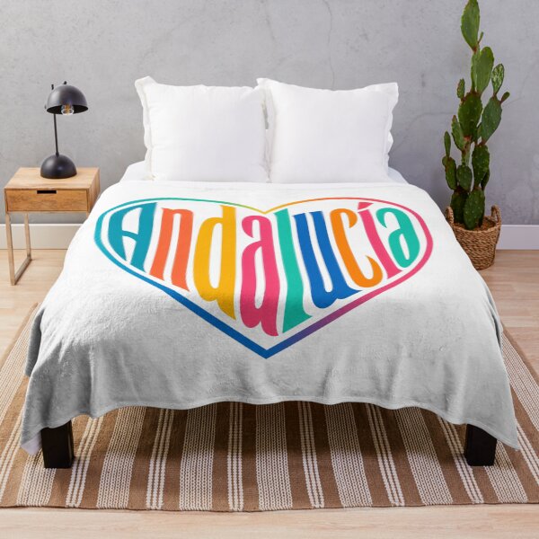 Item preview, I love Andalucía Colorful | Heart Lettering designed and sold by Beyond Destinations.