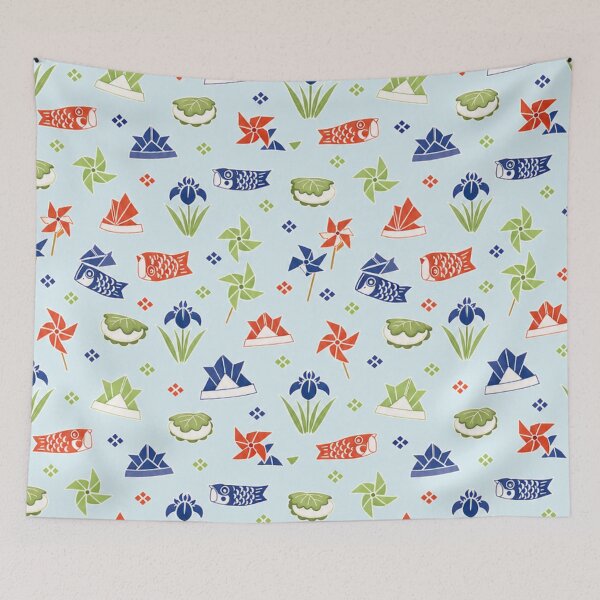 Item preview, Japanese Koinobori Carp Streamer Pattern - Children's Day Festival designed and sold by vekotpu.