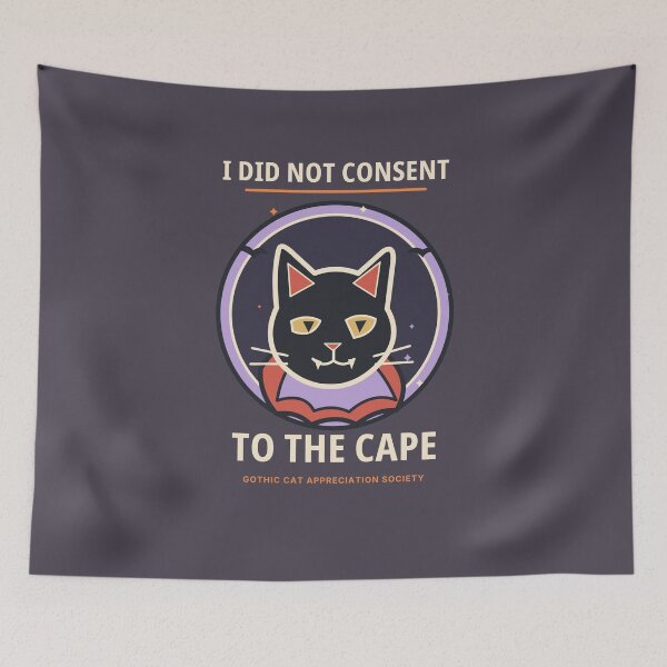 Item preview, Cat - Non consent - Halloween 2026 designed and sold by slemfiskz.