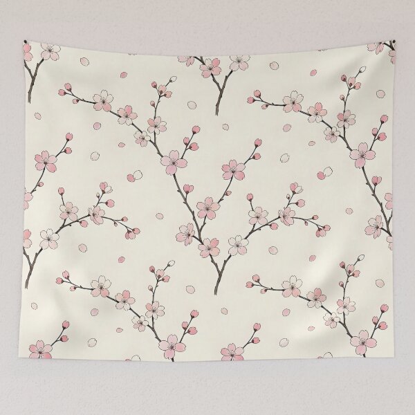 Item preview, Modern Minimalist Japanese Sakura Art designed and sold by Sybille-Yates.