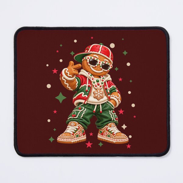 Item preview, Cool gingerbread man in streetwear style designed and sold by Kisho.
