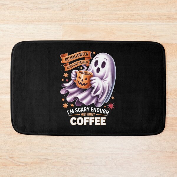 Item preview, NO HALLOWEEN COSTUME NEEDED I’M SCARY ENOUGH WITHOUT COFFEE”. designed and sold by jkrphoto.