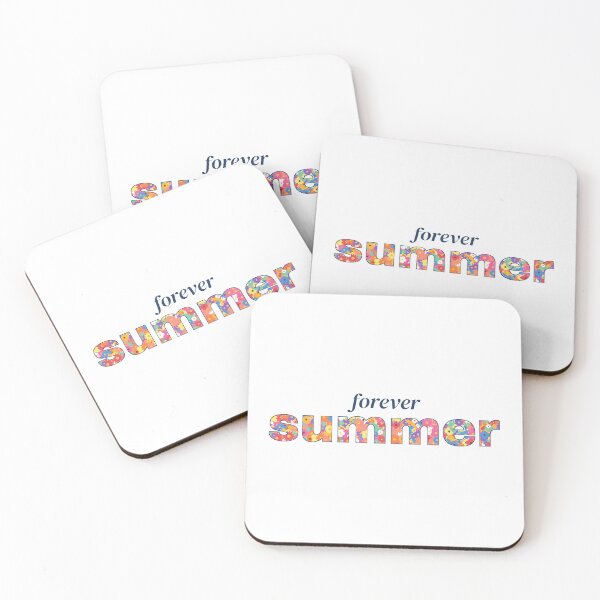 Item preview, Vibrant Floral Forever Summer Typography Art designed and sold by Tad & smidgen.