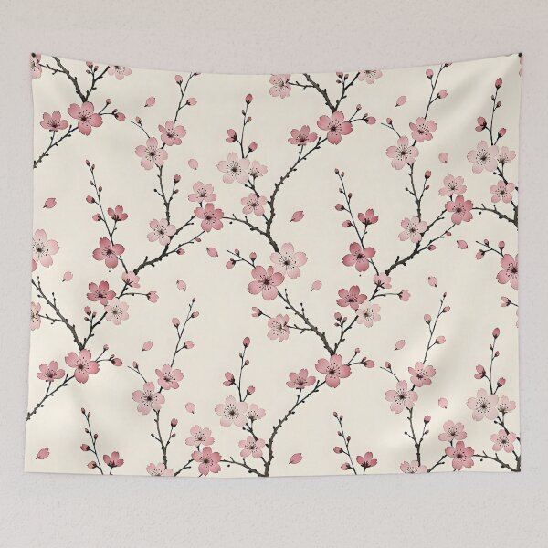 Item preview, Modern Minimalist Japanese Sakura Art designed and sold by Sybille-Yates.