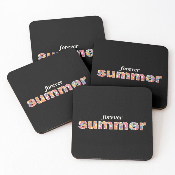 Item preview, Vibrant Floral Forever Summer Typography Art designed and sold by Tad & smidgen.