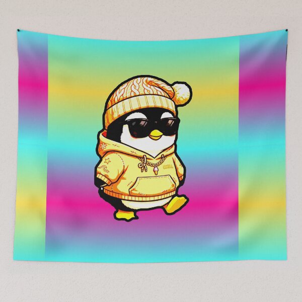 Item preview, Penguin Chill Winter T-Shirt, Penguin Cool Glasses Sweatshirt designed and sold by AstronautMerch.