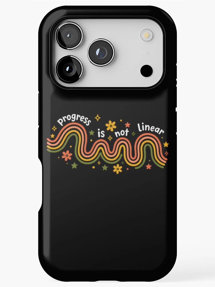 Thumbnail 1 of 4, iPhone Case, Progress Is Not Linear designed and sold by Resdoploder.