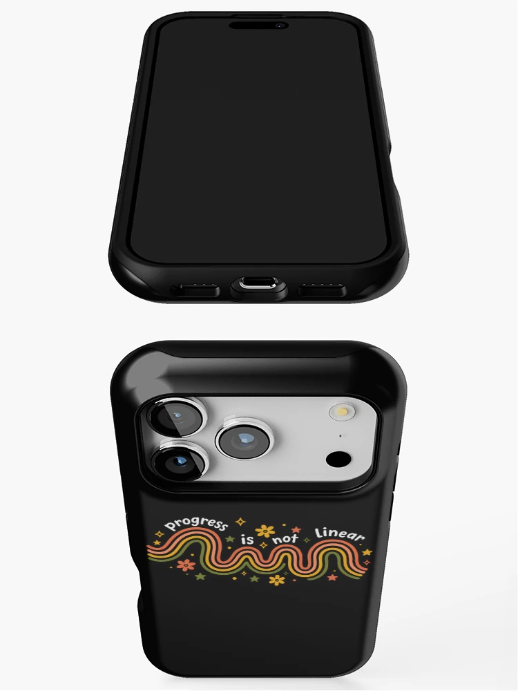 Thumbnail 3 of 4, iPhone Case, Progress Is Not Linear designed and sold by Resdoploder.