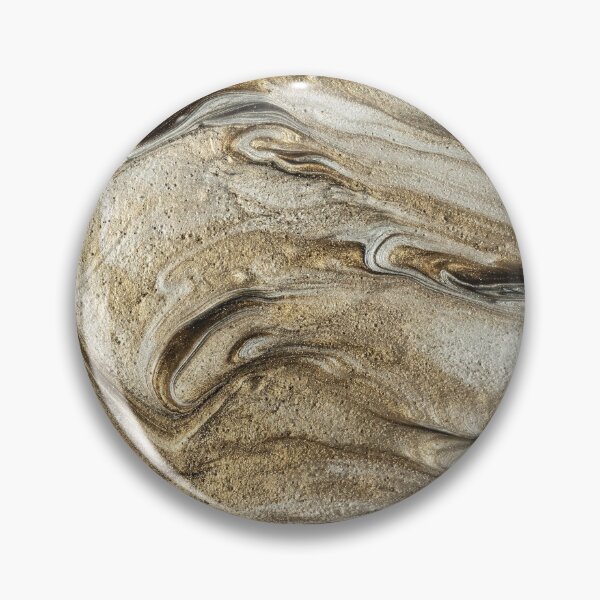 Item preview, Gold Silver Metallic Swirl Abstract Paint designed and sold by pASob-dESIGN.