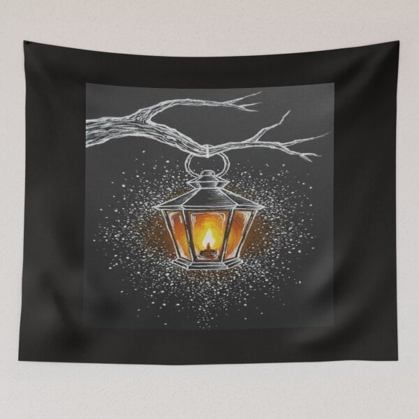 Item preview, Glowing Vintage Lantern Hanging Branch Artwork  designed and sold by NivyasArtistry.