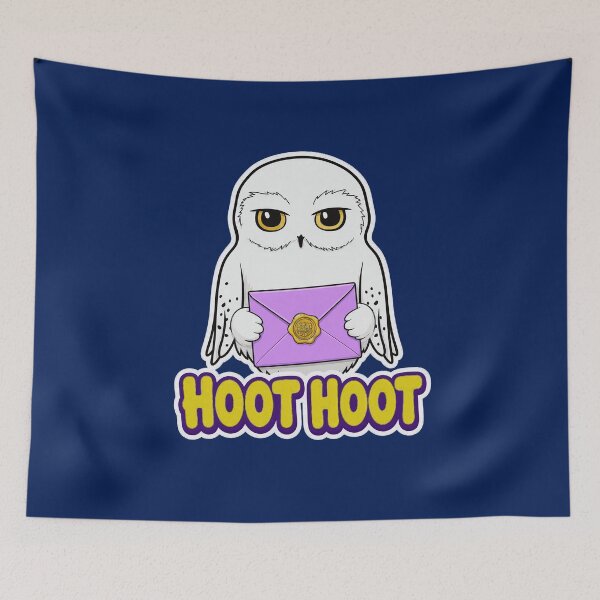 Item preview, Cute Magic Snowy Owl Letter Delivery designed and sold by ernestacook.