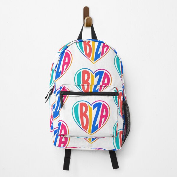Item preview, Ibiza Colorful Heart Typography designed and sold by Beyond Destinations.