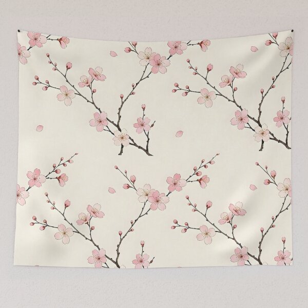 Item preview, Modern Minimalist Japanese Sakura Art designed and sold by Sybille-Yates.