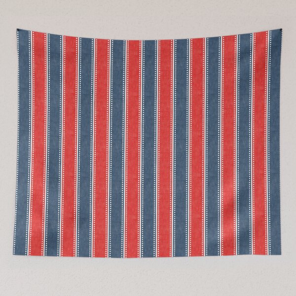Item preview, Denim Blue and Cherry Red Vertical Film Strips designed and sold by micklyn.