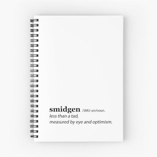 Item preview, Witty Typewriter Font Smidgen Definition Tee designed and sold by Tad & smidgen.